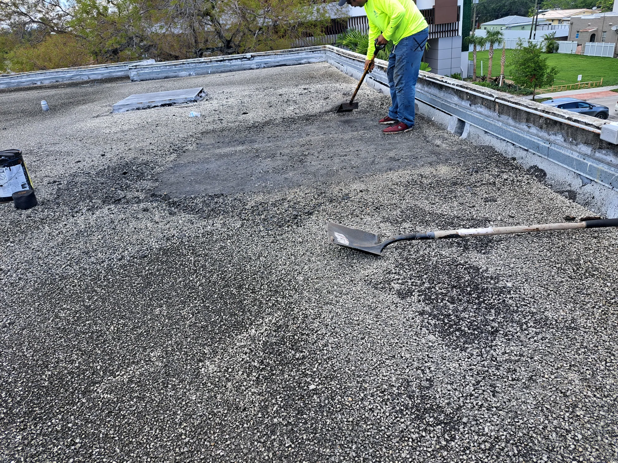 Commercial roof repair in South Florida by DR Construction & Roofing in South Florida