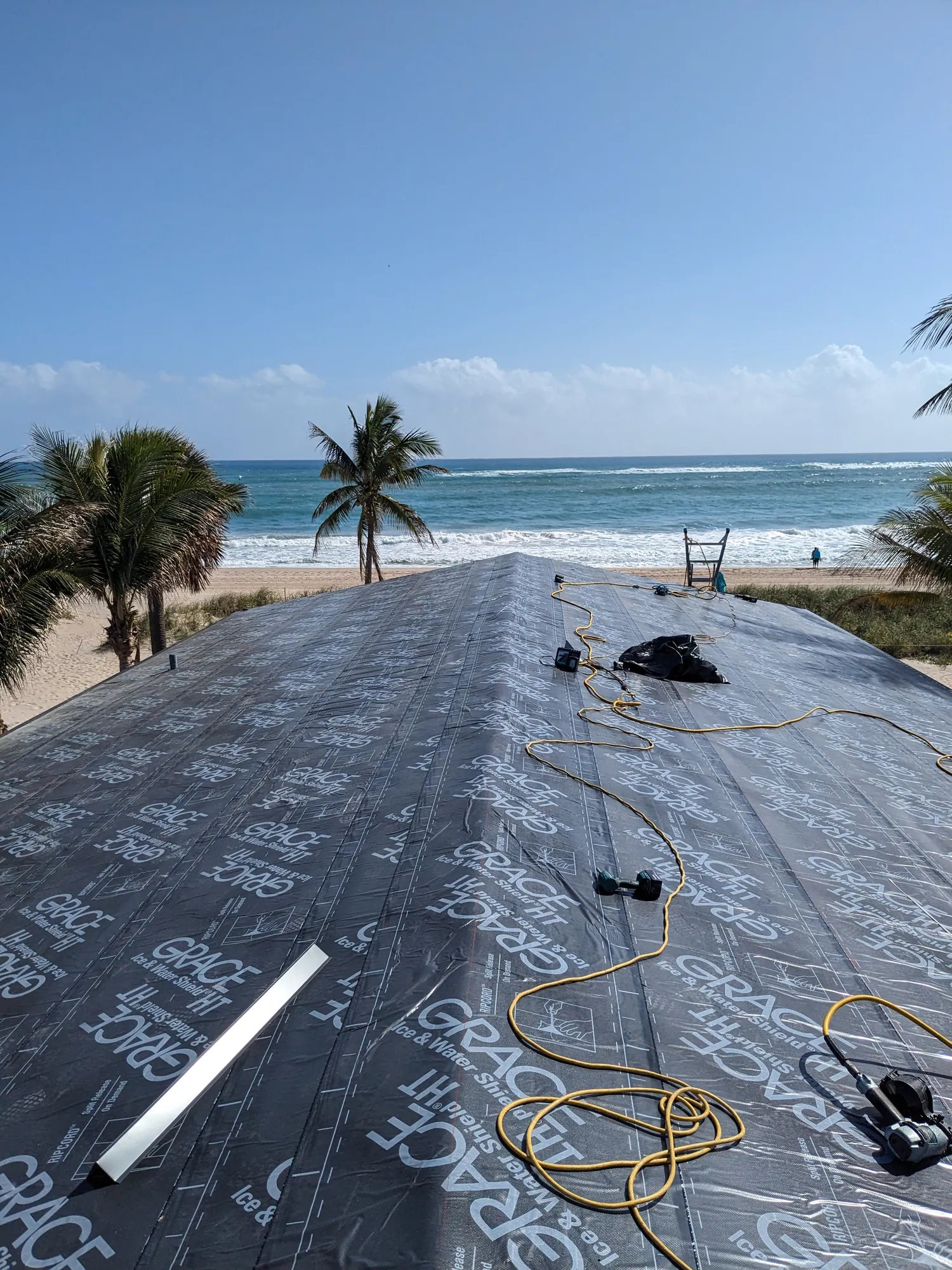 Standing seam metal roof by DR Construction & Roofing in South Florida
