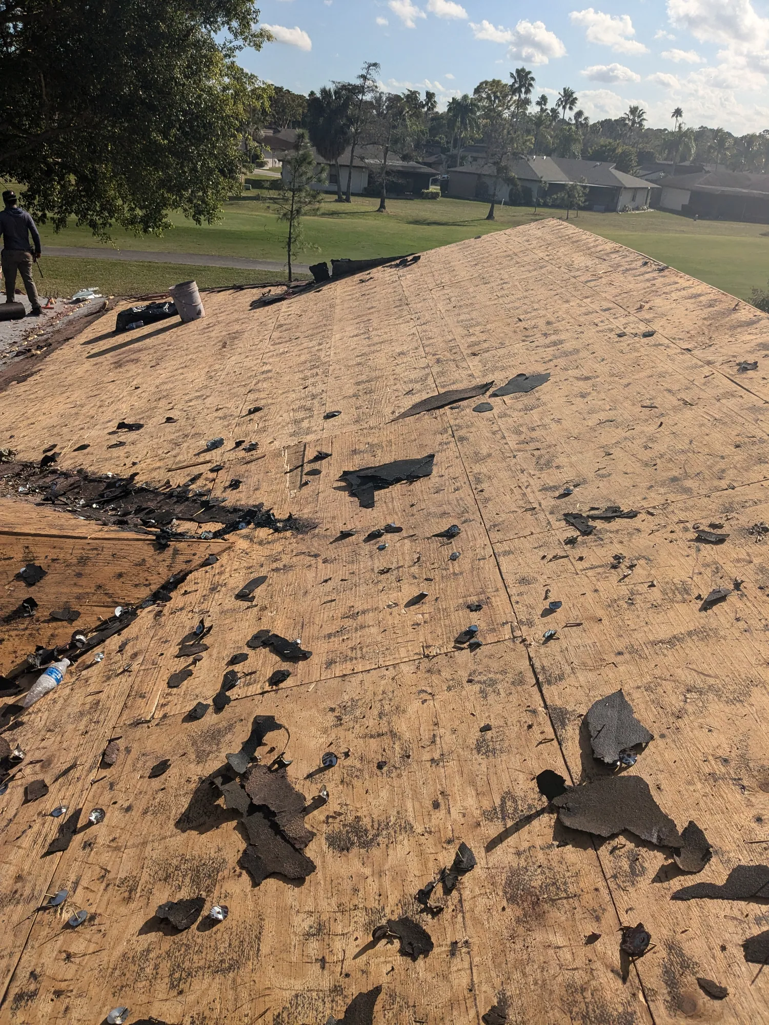 Terracotta barrel tile roof installation by DR Construction & Roofing in South Florida